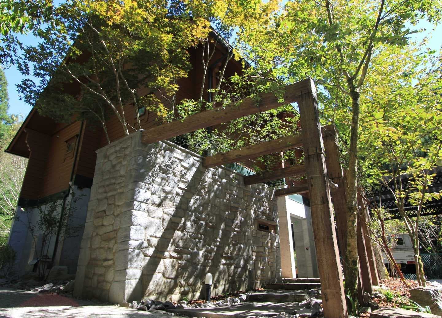 左官仕上げのファサード